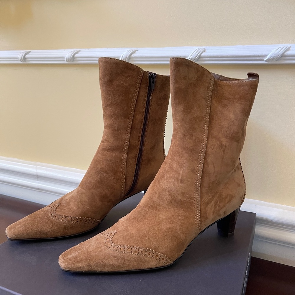 Mauro Teci Suede Boots Made in Italy